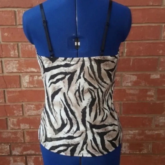 TAKARA | Zebra Animal Camisole Bustier Juniors Large - Picture 6 of 6